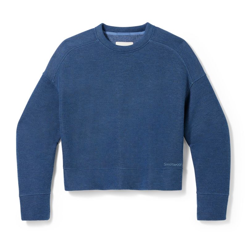 Women's Recycled Terry Cropped Crew Sweatshirt