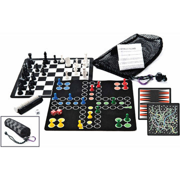 Backpack 5-in-1 Magnetic Game Set