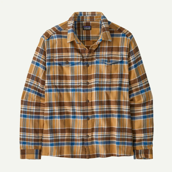 Men's Long Sleeve Organic Cotton Midweight Fjord Flannel Shirt