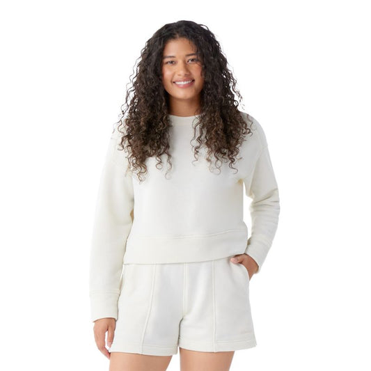 Women's Recycled Terry Cropped Crew Sweatshirt