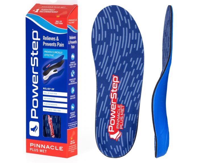 Pinnacle Plus Met Pad Orthotic Shoe Insoles