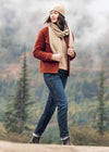 Women's Fireside Denim Mid-Rise Slim Straight- Fleece Lined Denim