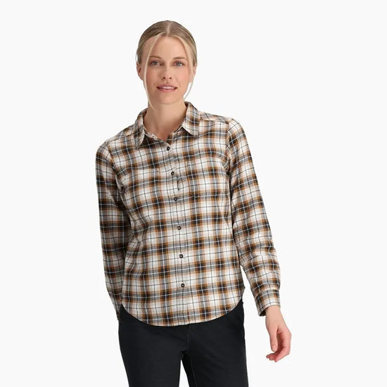 Women's Lieback Organic Cotton Flannel Long Sleeve