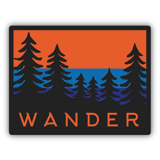 Wander Trees Sticker