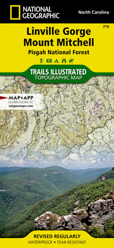 Linville Gorge, Mount Mitchell Map - Pisgah National Forest