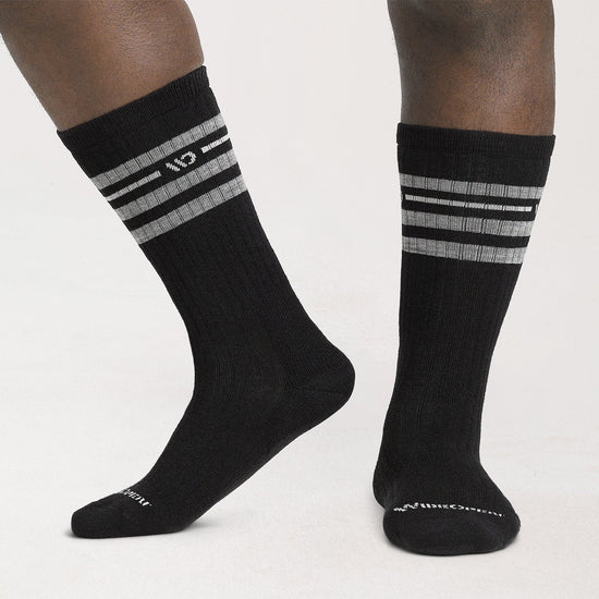 Men's Vintage Stripe Midweight Crew Sock