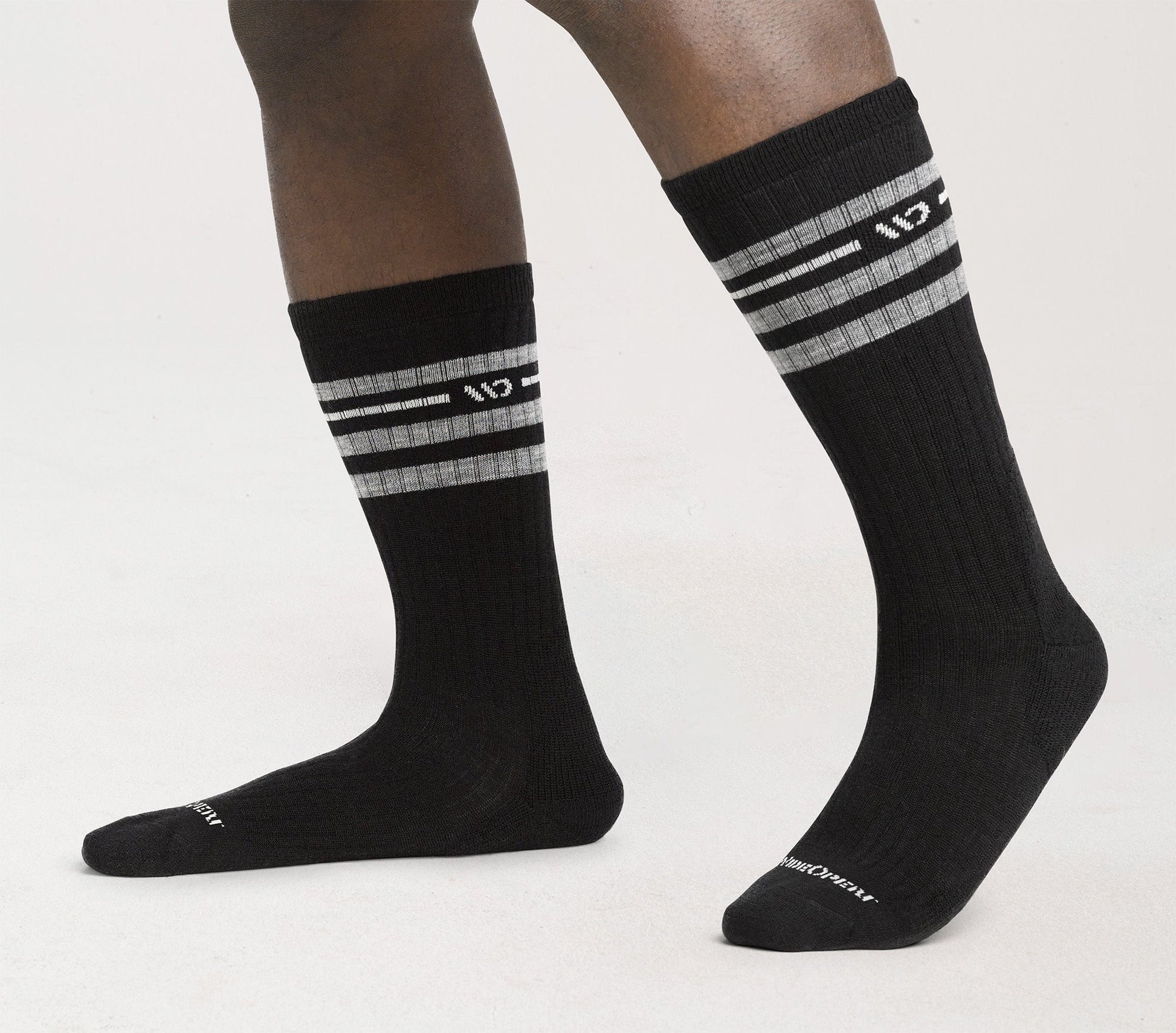 Men's Vintage Stripe Midweight Crew Sock