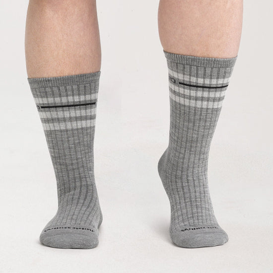 Men's Vintage Stripe Midweight Crew Sock