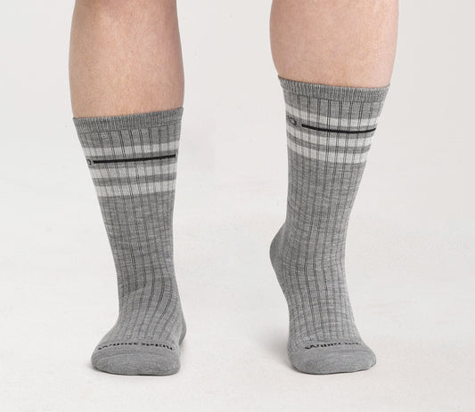 Men's Vintage Stripe Midweight Crew Sock