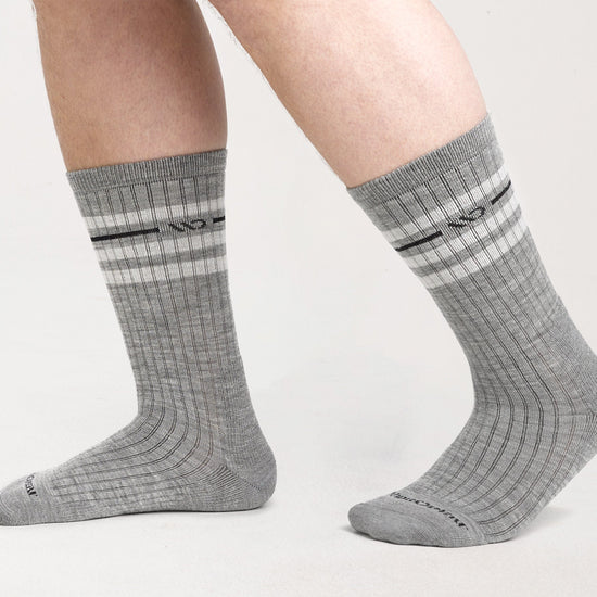 Men's Vintage Stripe Midweight Crew Sock