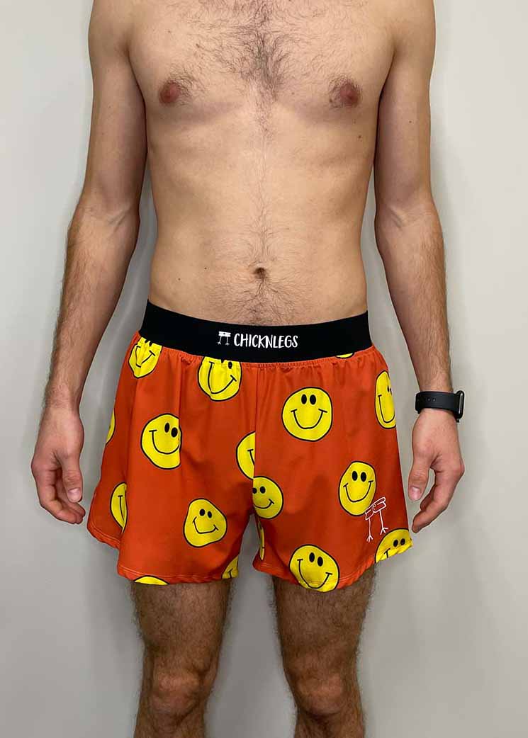Athletic Shorts Smiley Face Shorts Mens Men's ChicknLegs 4
