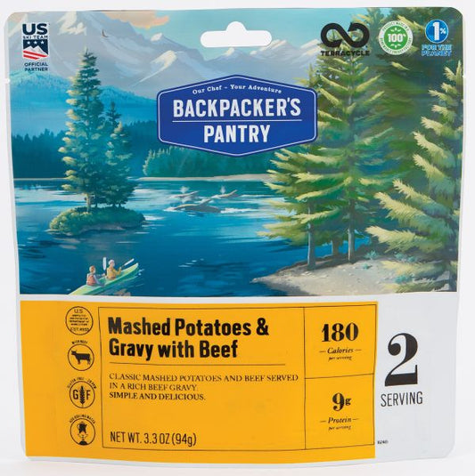 Backpacker's Pantry Mashed Potatoes & Gravy with Beef