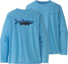 Men's Long Sleeve Capilene Cool Daily Fish Graphic Shirt