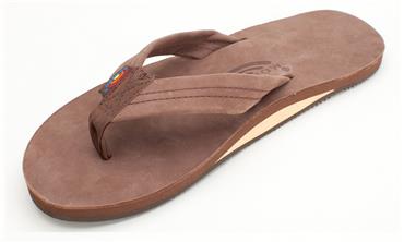 Single Layer Premier Leather with Arch Support 1" Strap