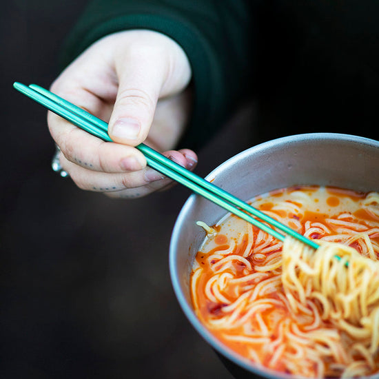 Anodized Titanium Chopsticks