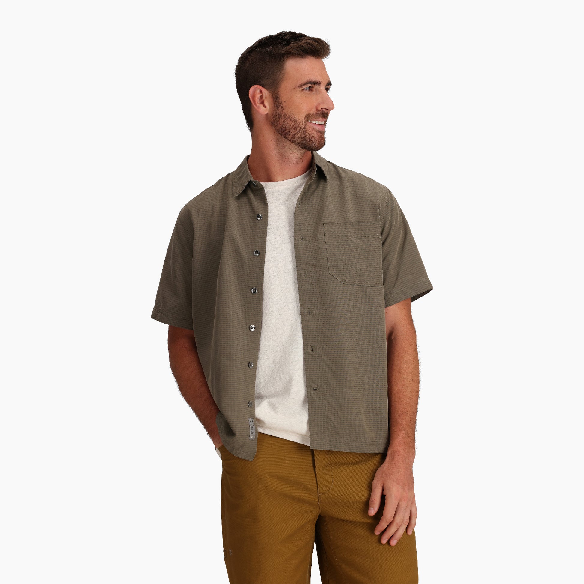 Men's Desert Pucker Dry Short Sleeve Shirt