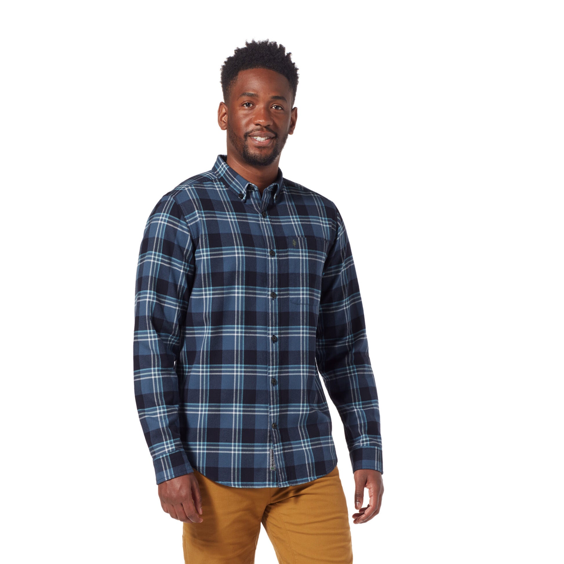 Men's Lieback Organic Cotton Flannel Long Sleeve