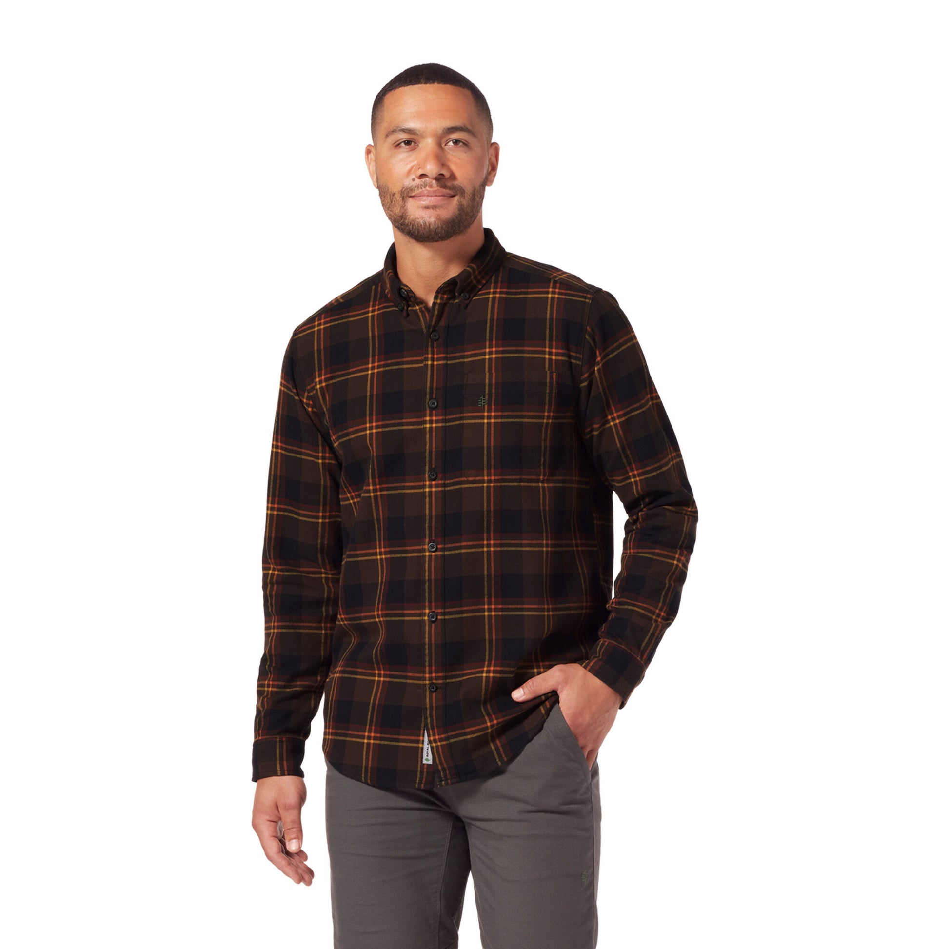 Men's Lieback Organic Cotton Flannel Long Sleeve