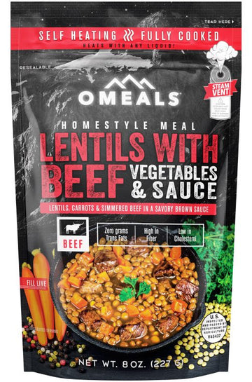 Omeals Lentils with Beef