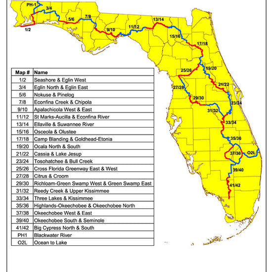 Florida Trail Maps