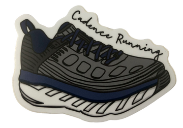 Cadence Running Running Shoe Sketch Sticker
