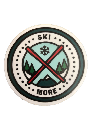 Ski Patch Sticker