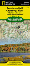 Brasstown Bald, Chattooga River Map [Chattahoochee and Sumter National Forests]