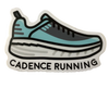 Cadence Running Running Shoe Sticker