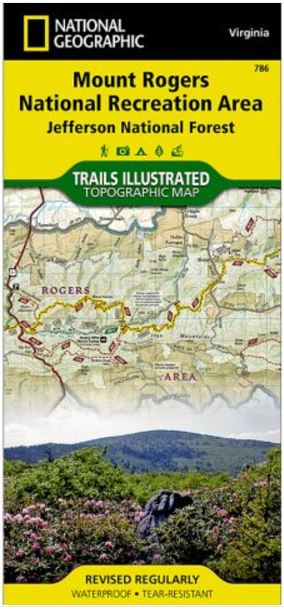 Mount Rogers National Recreation Area Map [Jefferson National Forest]